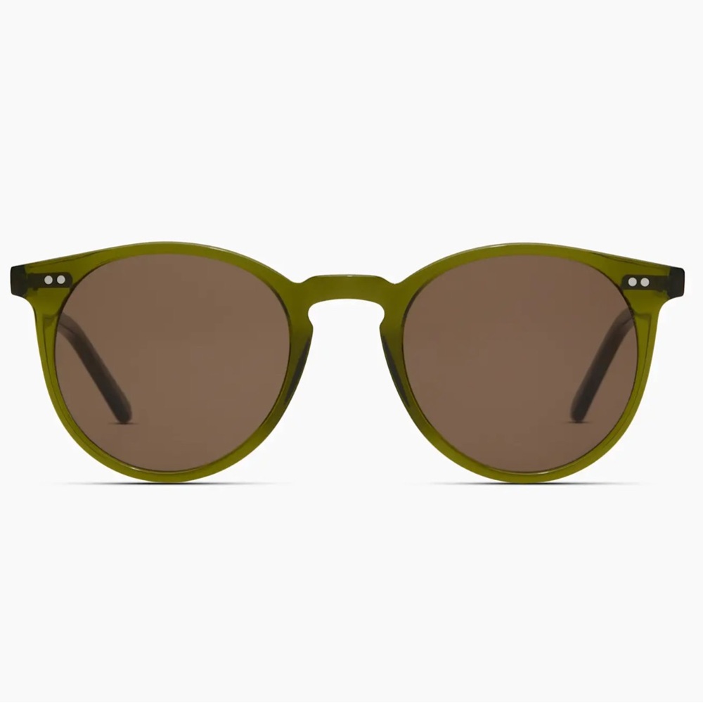 NWT Quince Noah Polarized Acetate Sunglasses in Moss with Brown Lenses - Picture 4 of 4